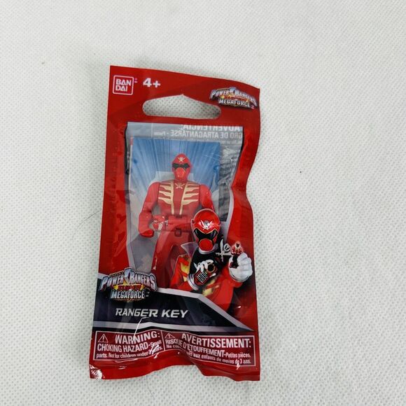 Power Rangers Super Megaforce Legendary Red Key Pack 2014 Bandai SDCC Polybag - Picture 1 of 3